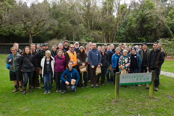 Sanctuaries of NZ fieldtrip participants
