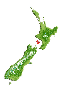Location of Kapiti Island Nature Reserve